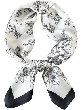 Satin Bandanas Head A 1 Green Scarf Women Lightweight Silk Hair Wrap Sleep Scarf